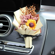 Load image into Gallery viewer, Car Air Outlet Perfume Decoration Immortal Dried Bouquet Small Fresh Air Conditioning Mouth Gypsophila paniculata Fragrance Clip