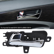 Load image into Gallery viewer, 1PC Car Interior Inside Door Handle Driver and Passenger Chrome Front Rear Left Right For Hyundai Sonata 2011-2014 82610-3S010L 82620-3S010R