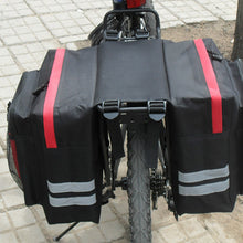 Load image into Gallery viewer, 2 In 1 Cycling Double Side Rear Rack Bike Bag Mountain Road Bicycle Tail Seat Pannier Pack Luggage Carrier Bike Bag
