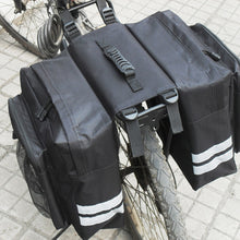 Load image into Gallery viewer, 2 In 1 Cycling Double Side Rear Rack Bike Bag Mountain Road Bicycle Tail Seat Pannier Pack Luggage Carrier Bike Bag