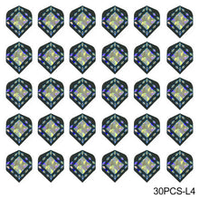 Load image into Gallery viewer, 30PCS PET Darts Flights Dart Feather Outdoor Wing Tail Mixed Pattern