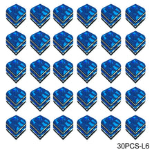 Load image into Gallery viewer, 30PCS PET Darts Flights Dart Feather Outdoor Wing Tail Mixed Pattern