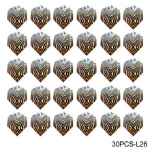 Load image into Gallery viewer, 30PCS PET Darts Flights Dart Feather Outdoor Wing Tail Mixed Pattern