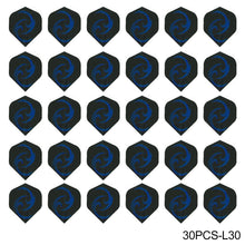 Load image into Gallery viewer, 30PCS PET Darts Flights Dart Feather Outdoor Wing Tail Mixed Pattern