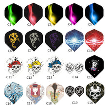 Load image into Gallery viewer, 30PCS PET Darts Flights Dart Feather Outdoor Wing Tail Mixed Pattern