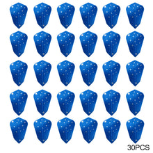 Load image into Gallery viewer, 30PCS PET Darts Flights Dart Feather Outdoor Wing Tail Mixed Pattern