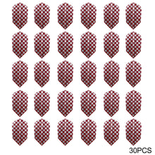 Load image into Gallery viewer, 30PCS PET Darts Flights Dart Feather Outdoor Wing Tail Mixed Pattern