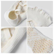 Load image into Gallery viewer, Non-Slip Cross Bandage Yoga Socks Backless Five Toes Pilates Sock Grips Cotton Ballet Dance Fitness Sport Sock Slipper