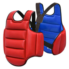 Load image into Gallery viewer, Taekwondo Reversible Chest Guard Body Protector Vest Martial Arts Rib Shield Armour Training Uniform For Karate Judo Kickboxing