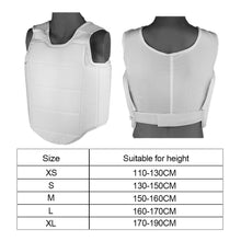 Load image into Gallery viewer, Taekwondo Karate Chest Guard Vest Boxing Karate Breast Protector Karate Protection Equipment For Adult Child