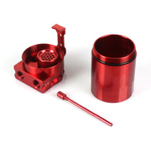 Load image into Gallery viewer, Universal 300ML Baffled Aluminum Oil Catch Can Fuel Tank with Air Filter Hose Cleaner Fuel Trap Reservoir Auto Vehicle Collector Kettle