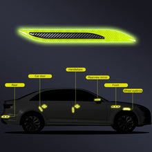 Load image into Gallery viewer, 2Pcs Universal Carbon fiber Car Sticker Bumper Protector Reflective Strips Truck Auto Motorcycle Anti-Scratch Warning Stickers