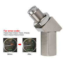 Load image into Gallery viewer, Universal 45 Degrees Design O2 Oxygen Sensor Adapter Extender Bung Extension Catalytic Converter O2 Oxygen Sensor Spacer For Off Road Vehicles