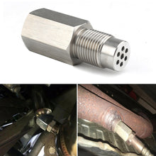 Load image into Gallery viewer, Universal Stainless Steel Check Engine Light CEL mini catalyst O2 Sensor Spacer Adapter M18X1.5 Automobile Parts Exhaust Pipe Oxygen Sensor Extension