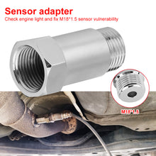 Load image into Gallery viewer, M18X1.5 Oxygen O2 Sensor Extender Car CEL Fix Check Engine Light Eliminator Adapter Converter O2 Oxygen Sensor Spacer
