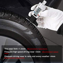 Load image into Gallery viewer, Digital Car Tyre Tire Tread Depth Gauge Meter Auto Tire Wear Detection Measuring Tool Depth Caliper Thickness Gauges Monitoring System