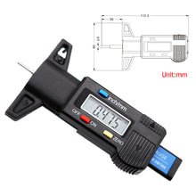 Load image into Gallery viewer, Digital Car Tyre Tire Tread Depth Gauge Meter Auto Tire Wear Detection Measuring Tool Depth Caliper Thickness Gauges Monitoring System