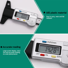 Load image into Gallery viewer, Digital Car Tyre Tire Tread Depth Gauge Meter Auto Tire Wear Detection Measuring Tool Depth Caliper Thickness Gauges Monitoring System