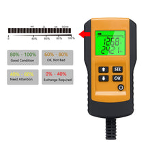 Load image into Gallery viewer, 12V Car Battery Tester LCD Digital Battery Test Analyzer Internal Resistance Life Battery Current Capacity Test Instrument CCA Test Diagnostic Tool