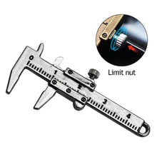 Load image into Gallery viewer, Mini Vernier Caliper Keychain Automobile Turbo Key Ring Key Chains for Vw Mazda Audi Bmw Toyota Opel Car Styling Accessories