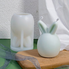 Load image into Gallery viewer, 3D Bunny Silicone Candle Mold Faceless Rabbit Head Aromatherapy Soap Plaster Resin Mould Candle Making Supplies Home Decor