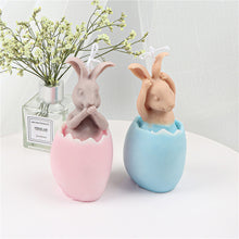 Load image into Gallery viewer, 3D Egg Bunny Silicone Candle Mold Aromatherapy Soap Plaster Resin Mould Candle Making Supplies Home Decor