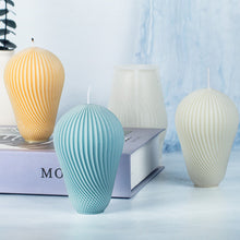Load image into Gallery viewer, Different Styles of Geometric Candles Silicone Mold DIY Handmade Spiral Wavy Candles Soap Plaster Gifts Decorative Ornaments