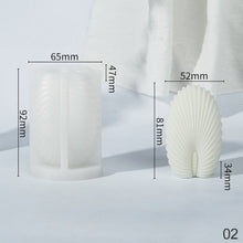 Load image into Gallery viewer, Different Styles of Geometric Candles Silicone Mold DIY Handmade Spiral Wavy Candles Soap Plaster Gifts Decorative Ornaments