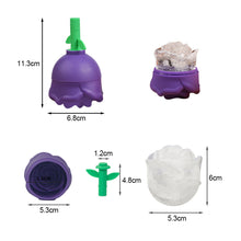 Load image into Gallery viewer, Single-hole Rose Silicone Whisky Ice Cube Mold Flower Shape Chocolate Candy Jelly Candy Mould Cake Decor Cheese Cake Making Set