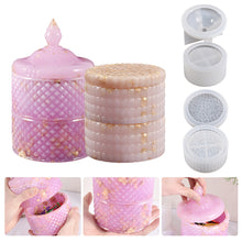 Load image into Gallery viewer, Storage Box Silicone Molds For DIY Epoxy Candle Pot Box Injection Resin Mold Handcraft Home Decor Jewelry Making