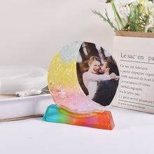 Load image into Gallery viewer, Moon Photo Frame Ornaments Silicone Molds with Base Suitable for Epoxy Resin Diy Craft Jewelry Making Home Decorations