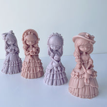 Load image into Gallery viewer, Princess Doll Candle Silicone Mold DIY Gypsum Form Carving Art Aromatherapy Plaster Resin Mold Home Decoration Wedding Gifts