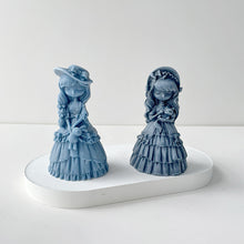 Load image into Gallery viewer, Princess Doll Candle Silicone Mold DIY Gypsum Form Carving Art Aromatherapy Plaster Resin Mold Home Decoration Wedding Gifts