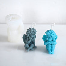 Load image into Gallery viewer, Angel Candle Silicone Mold 3D Cute Angel Hand Soap Aromatherapy Gypsum Candle Ornaments Silicone Mold