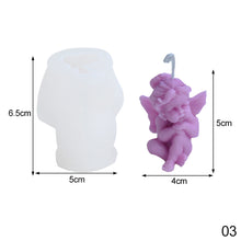 Load image into Gallery viewer, Angel Candle Silicone Mold 3D Cute Angel Hand Soap Aromatherapy Gypsum Candle Ornaments Silicone Mold