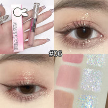 Load image into Gallery viewer, 8 Colors Double Head Liquid Eye Shadow Matte Pearlescent Long-lasting Liquid Eye Shadow Shiny Eye Makeup Cosmetics
