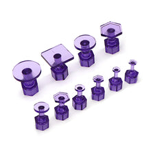 Load image into Gallery viewer, 10Pcs Car Repair Pit Puller Pulling Tabs Transparent Gasket Dent Repair Hail Dent Removal Tools Paintless Kit