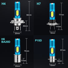 Load image into Gallery viewer, RGB H4/H7/P15D/BA20D Motorcycle Headlight LED Hi/Low Canbus Led Bulb Moto Fog Driving Lights DRL Scooter Front Lamp