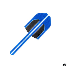 Load image into Gallery viewer, 2Pcs Reflective Car Tape Bumper Reflective Stickers Strip Warning Safety Mark Carbon Fiber Auto Styling Accessories