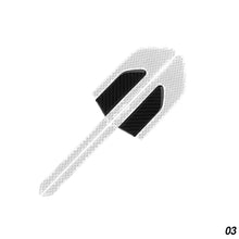 Load image into Gallery viewer, 2Pcs Reflective Car Tape Bumper Reflective Stickers Strip Warning Safety Mark Carbon Fiber Auto Styling Accessories