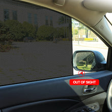 Load image into Gallery viewer, 2Pcs Car Side Window Sun Shades Stickers PVC Protection Window Sunscreen Cover Black Sunshade