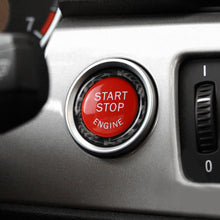 Load image into Gallery viewer, 2Pcs Car Engine Start Stop Button Replace Cover Trim Styling Accessories Trim Sticker for BMW E90 E92 E93 320i Z4 E89 2009-2012
