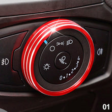 Load image into Gallery viewer, Car Front Head Lights Switch Button Knob Cover Trim Fit for Ford Focus 3 MK3 Kuga Escape 2012 - 2019 Head Lamps Accessories