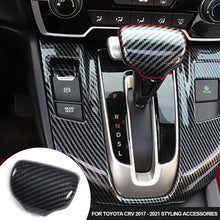 Load image into Gallery viewer, Car Interior Gear Shift Knob Head Decorative Cover ABS Trim For Toyota CRV 2017 - 2021 Styling Accessories