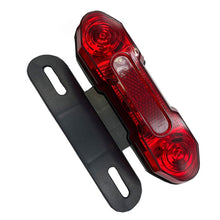 Load image into Gallery viewer, 1Pc 12V Motorcycle Electric Bicycle Ebike Taillight Signal Rear Rack Lamp Tail Light Night Traffic Warning Light