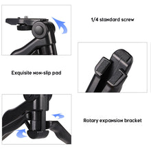 Load image into Gallery viewer, Mini Tripod for Phone Smartphone Handheld Tripie for Cell Phone Tabletop Tripod for Gopro Action Camera Holder Tripode Go Pro