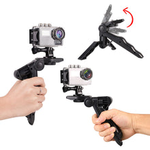 Load image into Gallery viewer, Mini Tripod for Phone Smartphone Handheld Tripie for Cell Phone Tabletop Tripod for Gopro Action Camera Holder Tripode Go Pro
