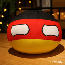 Load image into Gallery viewer, 10cm Creativity Polandball Plush Pendant Country Ball Plush Keyring Gift MINI Ball Toy ITALY Korea USSR Handbag Decorations Keychain