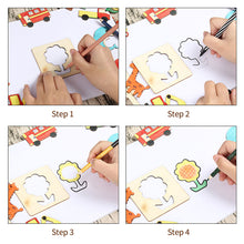 Load image into Gallery viewer, 20pcs Montessori Toys Wooden Kids Drawing Toys DIY Painting Template Stencils Coloring Puzzle Learning Educational Toys for Children Gift