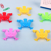 Load image into Gallery viewer, 12Pcs Jumping Frog Toys Parent-child Bounce Frogs Fidget Toys Stress Reliever Novelty Toys for Children Birthday Party Gift